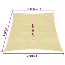 Acquista Vela Parasole 160 g/m² Beige 4/5x3 m in HDPE con riferimento GHV-311160 della ditta GARDENHOME
