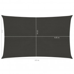 Acquista Vela Parasole 160 g/m² Antracite 2x4,5 m in HDPE con riferimento GHV-311065 della ditta GARDENHOME