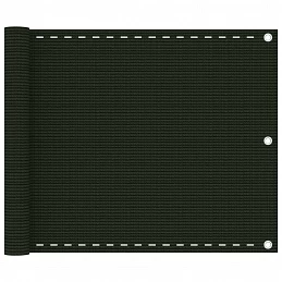 Acquista Schermo Frangivista per Balcone Verde Scuro 75x500 cm in HDPE con riferimento GHV-310970 della ditta GARDENHOME