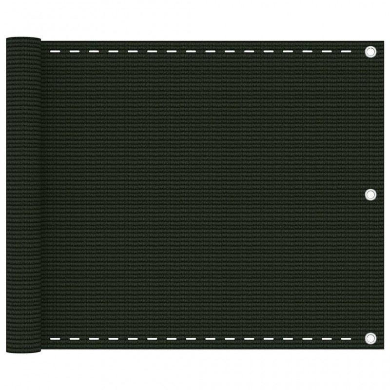 Acquista Schermo Frangivista per Balcone Verde Scuro 75x600 cm in HDPE con riferimento GHV-310971 della ditta GARDENHOME