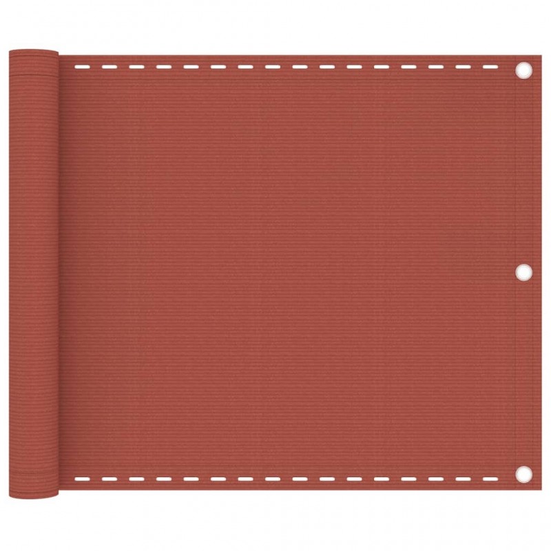 Acquista Paravento da Balcone Terracotta 75x600 cm in HDPE con riferimento GHV-310947 della ditta GARDENHOME
