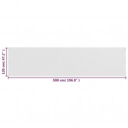 Acquista Paravento da Balcone Bianco 120x500 cm in HDPE con riferimento GHV-310870 della ditta GARDENHOME