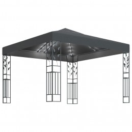 Acquista Gazebo con Stringa di Luci LED 3x3 m Antracite con riferimento GHV-3070296 della ditta GARDENHOME