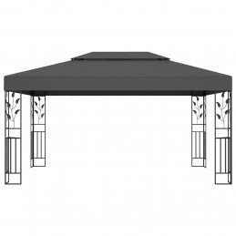 Acquista Gazebo con Tetto Doppio e Luci LED 3x4 m Antracite con riferimento GHV-3070299 della ditta GARDENHOME