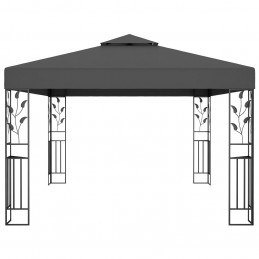 Acquista Gazebo con Tetto Doppio e Luci LED 3x4 m Antracite con riferimento GHV-3070299 della ditta GARDENHOME