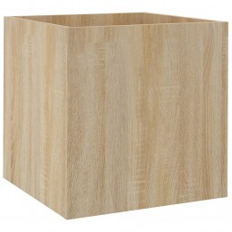 Acquista Fioriera Rovere Sonoma 40x40x40 cm in Legno Multistrato con riferimento GHV-808795 della ditta GARDENHOME