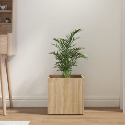 Acquista Fioriera Rovere Sonoma 40x40x40 cm in Legno Multistrato con riferimento GHV-808795 della ditta GARDENHOME