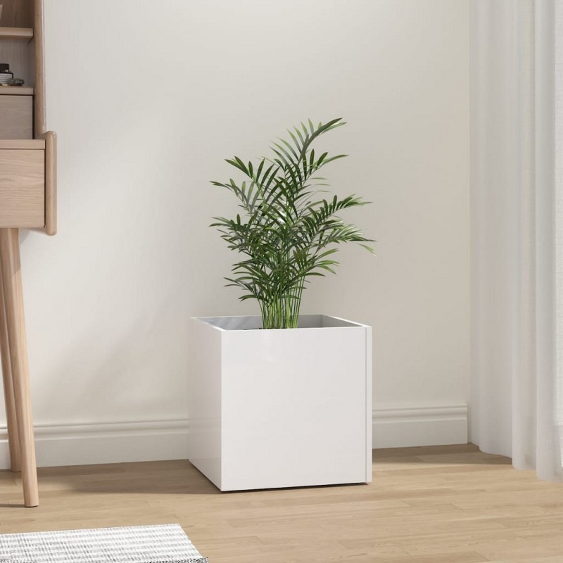 Acquista Fioriera Bianco Lucido 40x40x40 cm in Legno Multistrato con riferimento GHV-808798 della ditta GARDENHOME