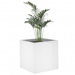 Acquista Fioriera Bianco Lucido 40x40x40 cm in Legno Multistrato con riferimento GHV-808798 della ditta GARDENHOME
