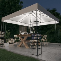 Acquista Gazebo da Giardino con Luci a Stringa LED 3x3 m Bianco con riferimento GHV-3070305 della ditta GARDENHOME