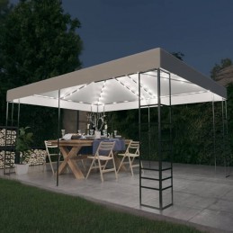 Acquista Gazebo con Stringa di Luci LED 4x3x2,7 m Bianco con riferimento GHV-3070307 della ditta GARDENHOME