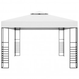 Acquista Gazebo con Stringa di Luci LED 4x3x2,7 m Bianco con riferimento GHV-3070307 della ditta GARDENHOME