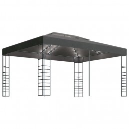 Acquista Gazebo con Stringa di Luci LED 3x4 m Antracite con riferimento GHV-3070308 della ditta GARDENHOME