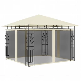 Acquista Gazebo con Zanzariera e Luci LED 3x3x2,73 m Crema con riferimento GHV-3070314 della ditta GARDENHOME