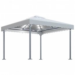 Acquista Gazebo con Stringa di Luci LED 300x300 cm Crema in Alluminio con riferimento GHV-3070342 della ditta GARDENHOME