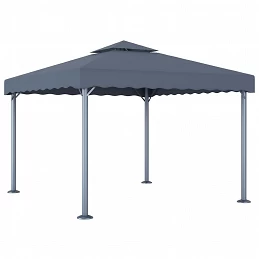 Acquista Gazebo con Stringa di Luci LED 300x300 cm Antracite Alluminio con riferimento GHV-3070343 della ditta GARDENHOME