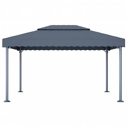 Acquista Gazebo con Pareti e Luci LED 400x300 cm Antracite in Alluminio con riferimento GHV-3070352 della ditta GARDENHOME