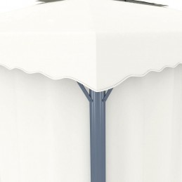 Acquista Gazebo con Tende e Stringa di Luci LED 4x3 m Bianco Crema con riferimento GHV-3070353 della ditta GARDENHOME