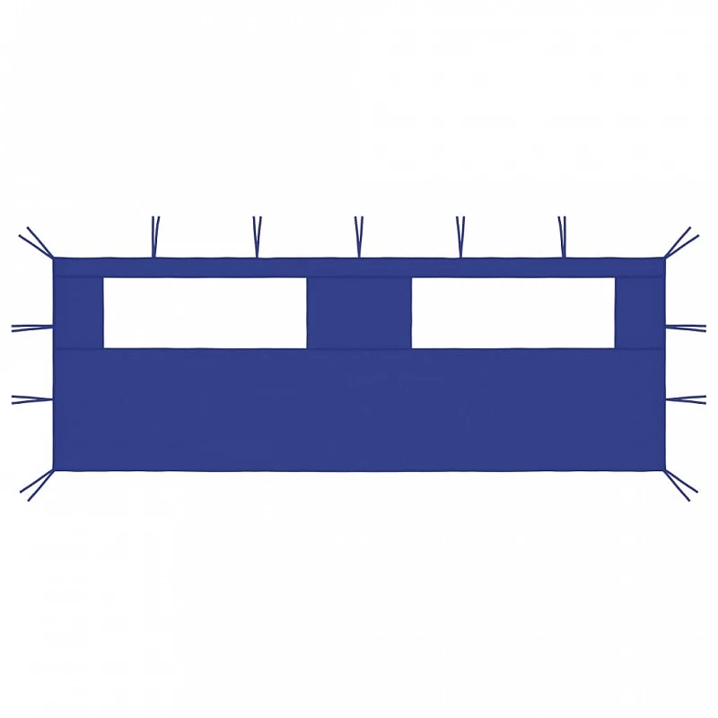 Acquista Parete con Finestre per Gazebo 6x2 m Blu con riferimento GHV-3070414 della ditta GARDENHOME