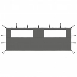 Acquista Parete con Finestre per Gazebo 6x2 m Antracite con riferimento GHV-3070415 della ditta GARDENHOME