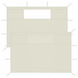 Acquista Pareti con Finestre per Gazebo 2 pz Crema con riferimento GHV-3070417 della ditta GARDENHOME