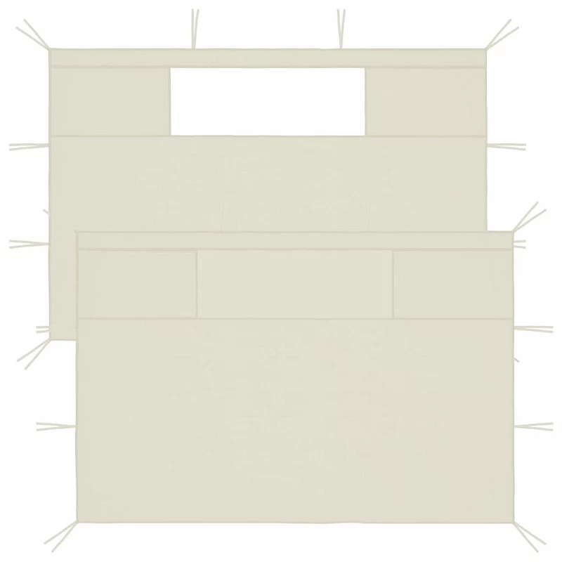 Acquista Pareti con Finestre per Gazebo 2 pz Crema con riferimento GHV-3070417 della ditta GARDENHOME