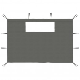 Acquista Pareti con Finestre per Gazebo 2 pz Antracite con riferimento GHV-3070419 della ditta GARDENHOME