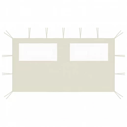 Acquista Parete con Finestre per Gazebo 4x2 m Crema con riferimento GHV-3070421 della ditta GARDENHOME