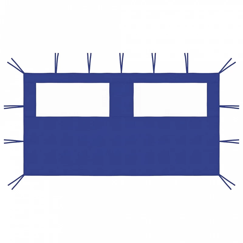Acquista Parete con Finestre per Gazebo 4x2 m Blu con riferimento GHV-3070422 della ditta GARDENHOME
