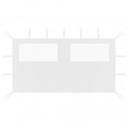 Acquista Parete con Finestre per Gazebo 4x2 m Bianca con riferimento GHV-3070424 della ditta GARDENHOME