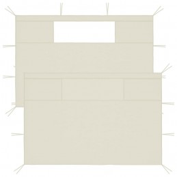 Acquista Pareti con Finestre per Gazebo 2 pz Crema con riferimento GHV-3070425 della ditta GARDENHOME
