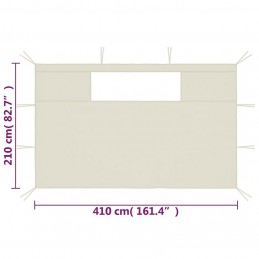 Acquista Pareti con Finestre per Gazebo 2 pz Crema con riferimento GHV-3070425 della ditta GARDENHOME