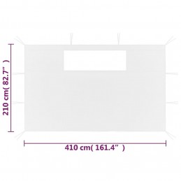 Acquista Pareti con Finestre per Gazebo 2 pz Bianche con riferimento GHV-3070428 della ditta GARDENHOME