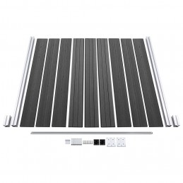 Acquista Set Pannelli di Recinzione in WPC 526x186 cm Nero con riferimento GHV-3070430 della ditta GARDENHOME