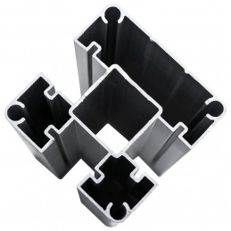 Acquista Set Pannelli di Recinzione in WPC 526x186 cm Nero con riferimento GHV-3070430 della ditta GARDENHOME