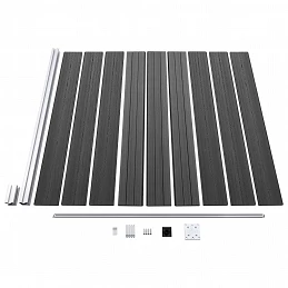 Acquista Set Pannelli di Recinzione in WPC 699x186 cm Nero con riferimento GHV-3070431 della ditta GARDENHOME