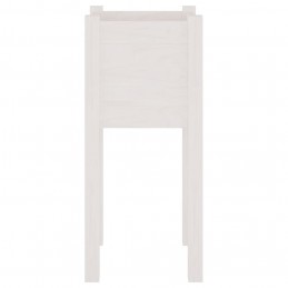 Acquista Fioriere da Giardino 2 pz Bianche 31x31x70 cm in Legno di Pino con riferimento GHV-810782 della ditta GARDENHOME