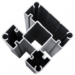 Acquista Set Pannelli di Recinzione in WPC 1391x186 cm Nero con riferimento GHV-3070435 della ditta GARDENHOME