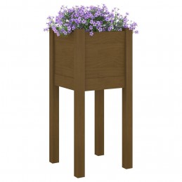 Acquista Fioriera da Giardino Miele 31x31x70 cm in Legno di Pino con riferimento GHV-810785 della ditta GARDENHOME
