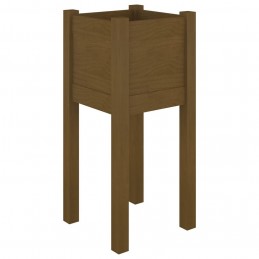 Acquista Fioriere da Giardino 2 pz Miele 31x31x70 cm in Legno di Pino con riferimento GHV-810786 della ditta GARDENHOME