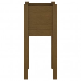 Acquista Fioriere da Giardino 2 pz Miele 31x31x70 cm in Legno di Pino con riferimento GHV-810786 della ditta GARDENHOME