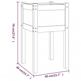 Acquista Fioriere da Giardino 2 pz 40x40x70 cm in Legno Massello di Pino con riferimento GHV-810790 della ditta GARDENHOME