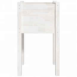 Acquista Fioriere da Giardino 2 pz Bianche 40x40x70 cm in Legno di Pino con riferimento GHV-810792 della ditta GARDENHOME