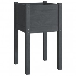 Acquista Fioriera da Giardino Grigia 40x40x70 cm in Legno di Pino con riferimento GHV-810793 della ditta GARDENHOME