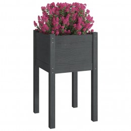 Acquista Fioriera da Giardino Grigia 40x40x70 cm in Legno di Pino con riferimento GHV-810793 della ditta GARDENHOME
