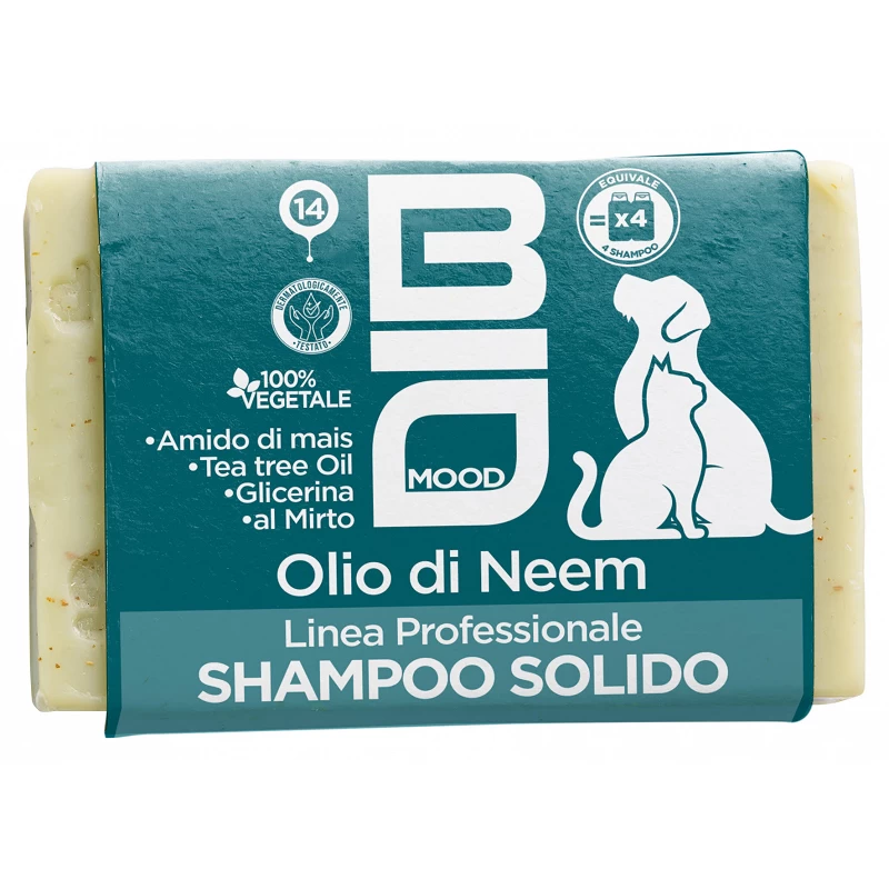 Acquista Biomood Shampoo Solido Neem Pet Professionale 100 g con riferimento BM839 della ditta BAUMOOD