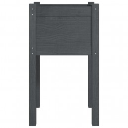 Acquista Fioriere da Giardino 2 pz Grigie 40x40x70 cm in Legno di Pino con riferimento GHV-810794 della ditta GARDENHOME