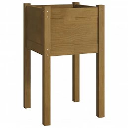 Acquista Fioriera da Giardino Miele 40x40x70 cm in Massello di Pino con riferimento GHV-810795 della ditta GARDENHOME