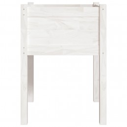 Acquista Fioriere da Giardino 2 pz Bianche 50x50x70 cm Massello di Pino con riferimento GHV-810802 della ditta GARDENHOME