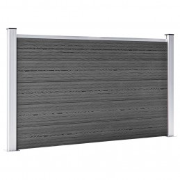 Acquista Set Pannelli di Recinzione in WPC 353x105 cm Nero con riferimento GHV-3070447 della ditta GARDENHOME